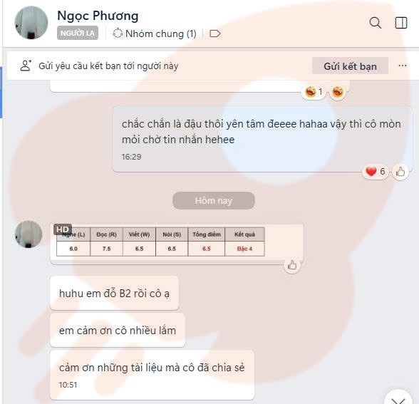 Phản hồi học viên 100