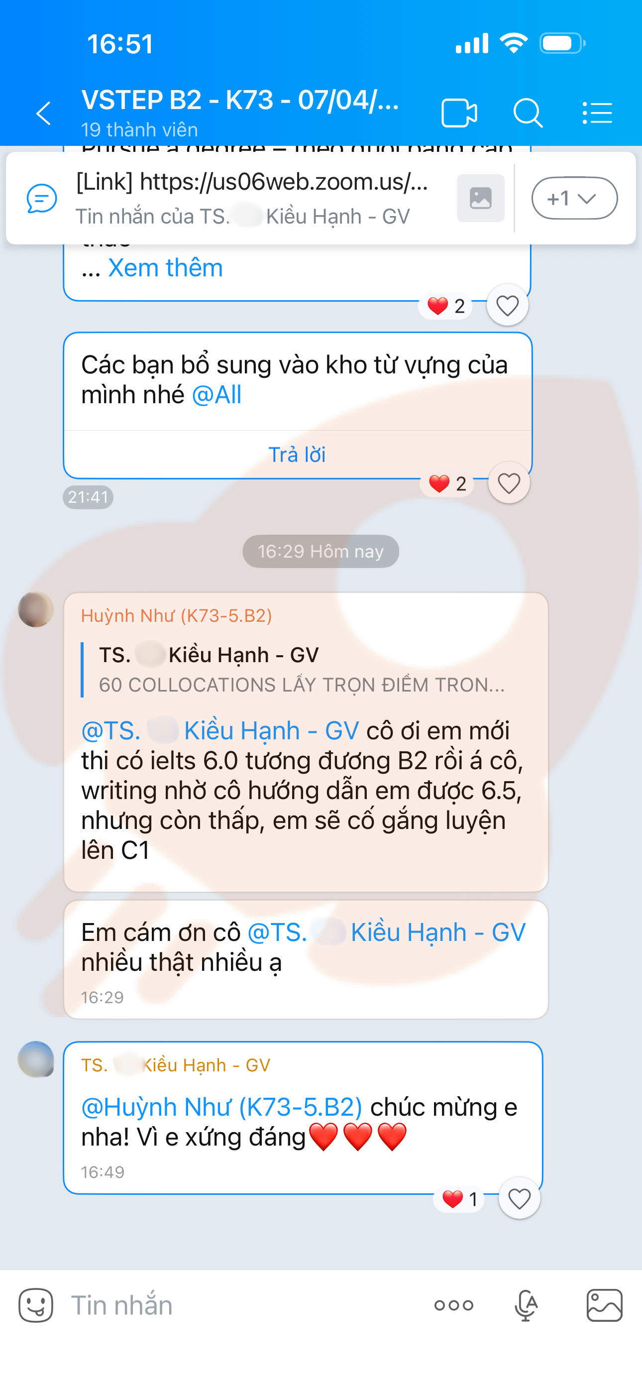 Phản hồi học viên 103