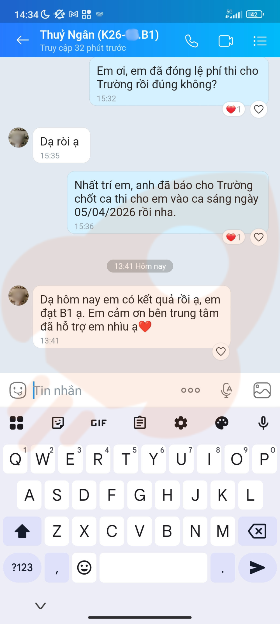 Phản hồi học viên 19