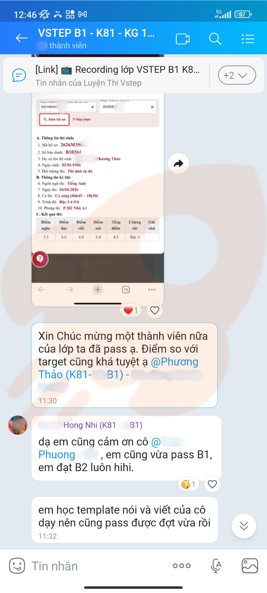 Phản hồi học viên 22