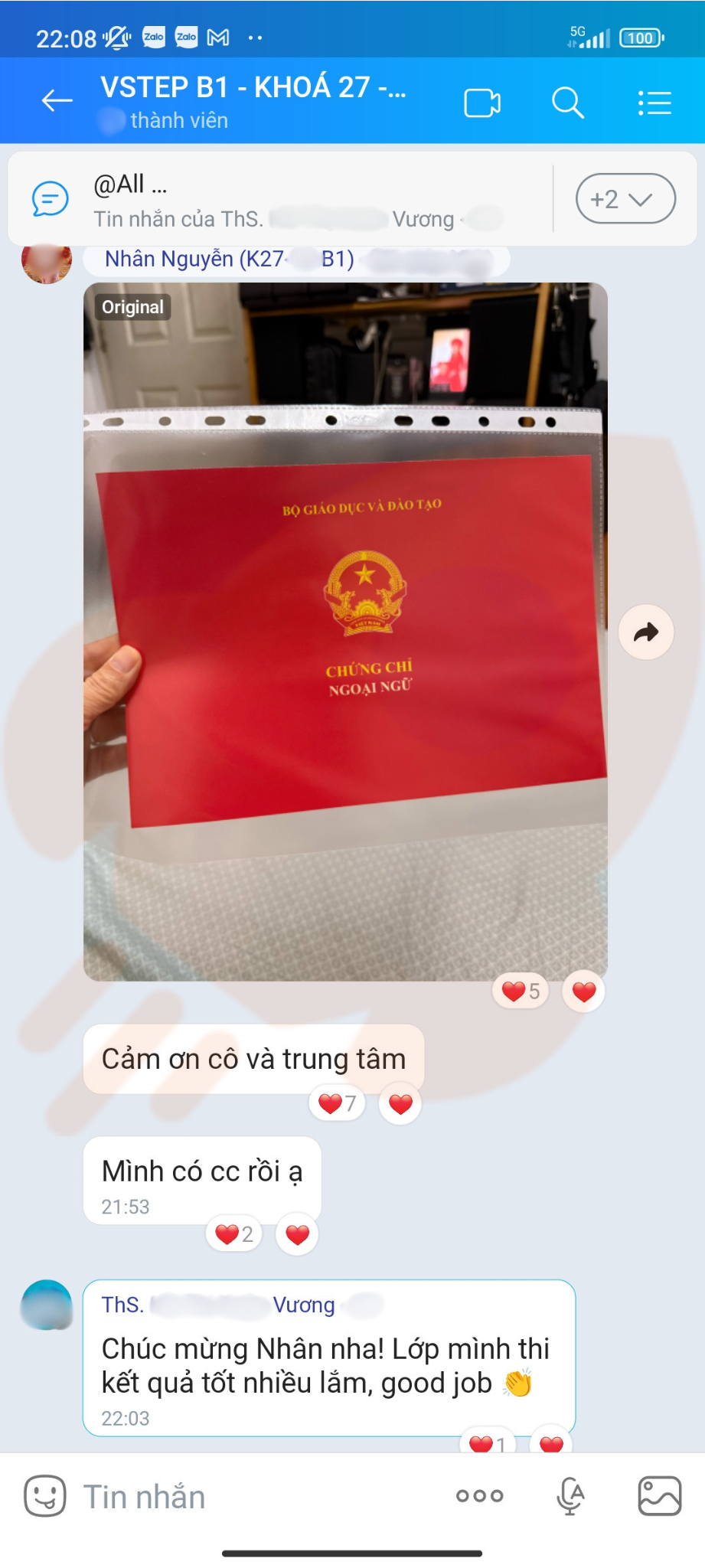 Phản hồi học viên 28