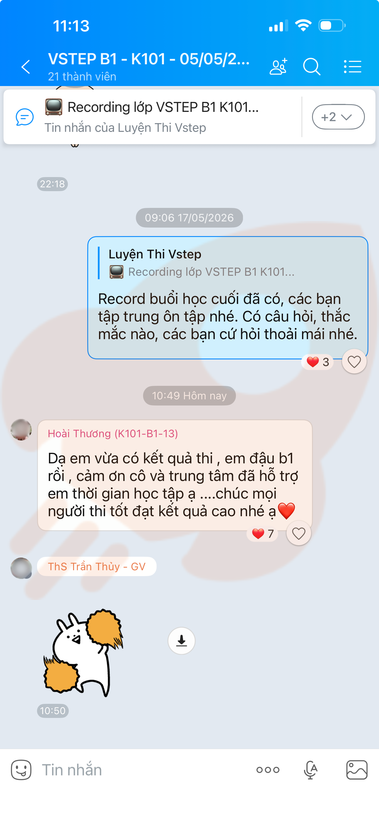 Phản hồi học viên 38