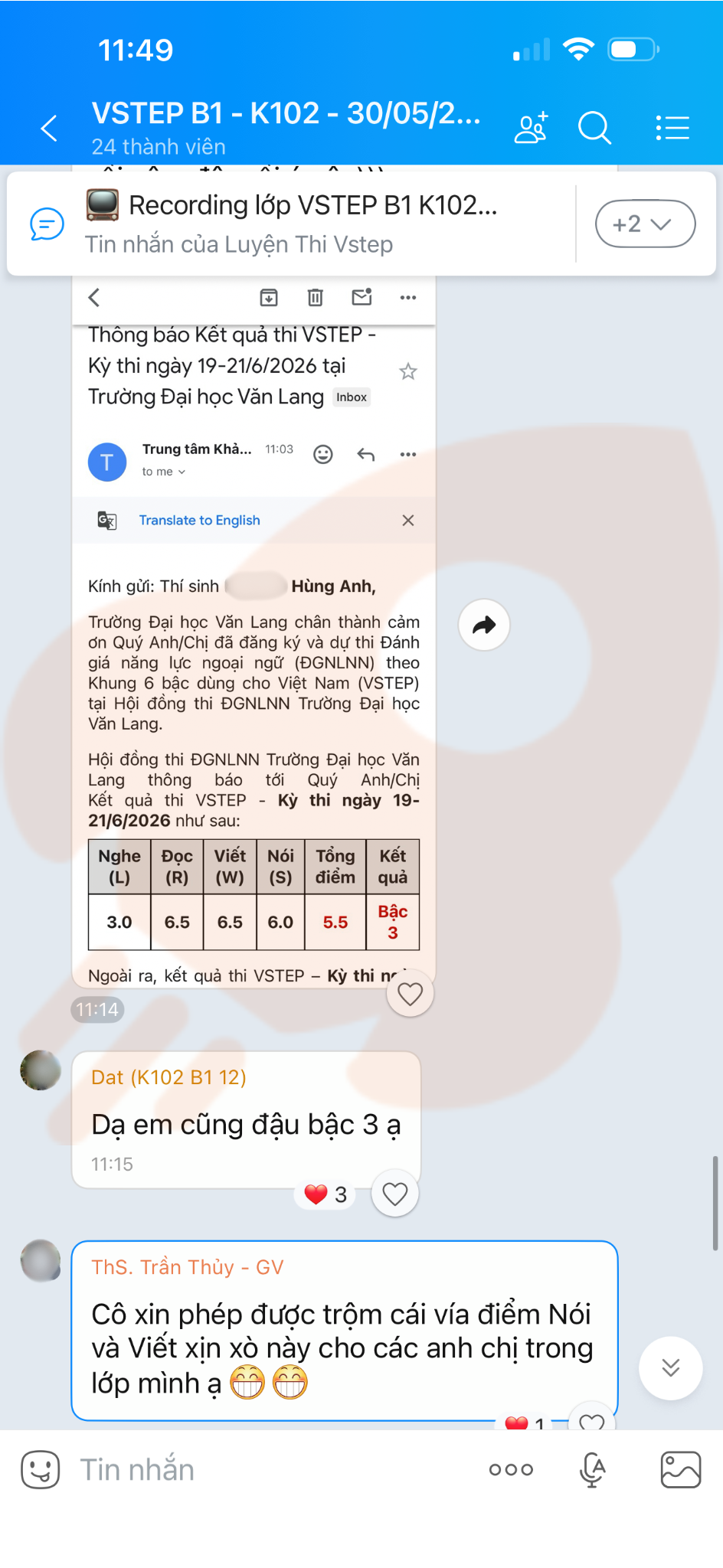 Phản hồi học viên 48