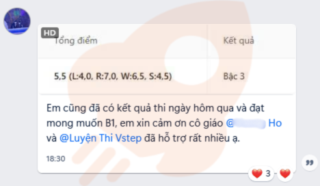 Phản hồi học viên 5