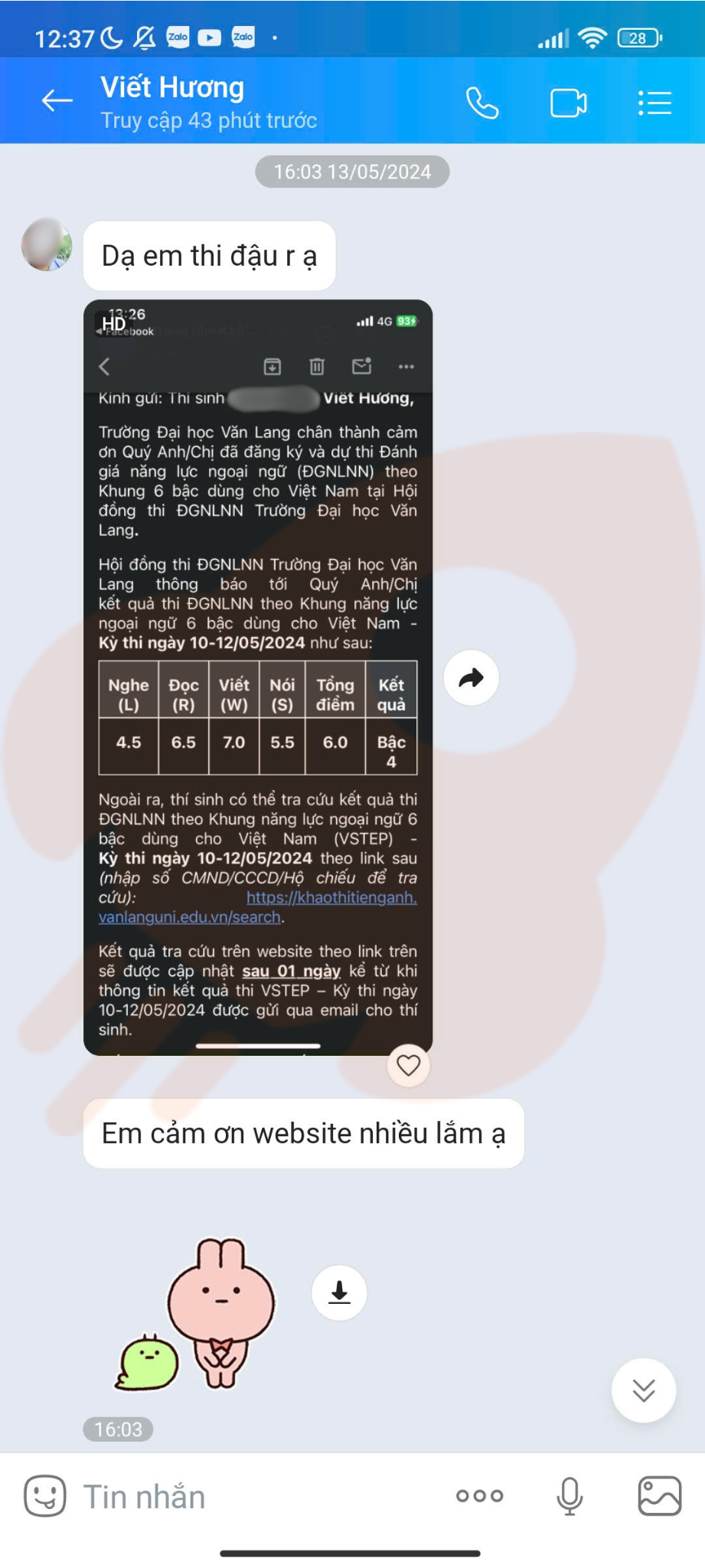 Phản hồi học viên 51