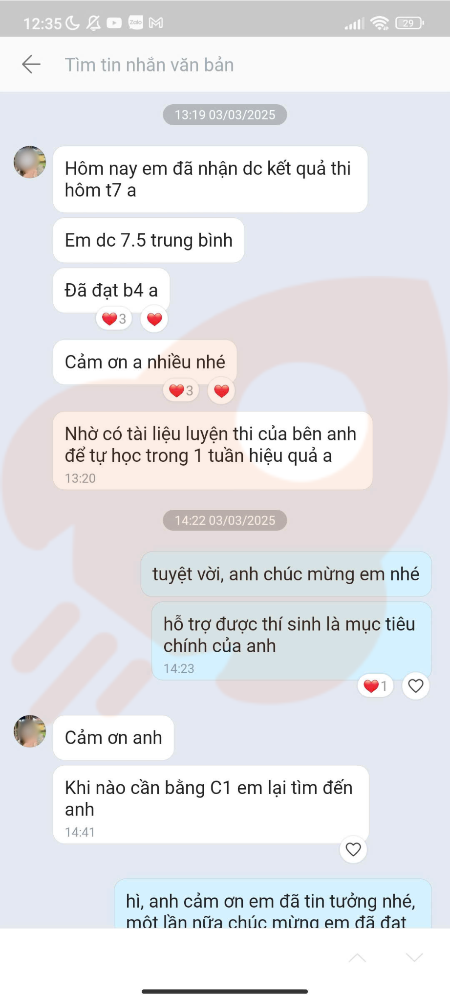 Phản hồi học viên 53