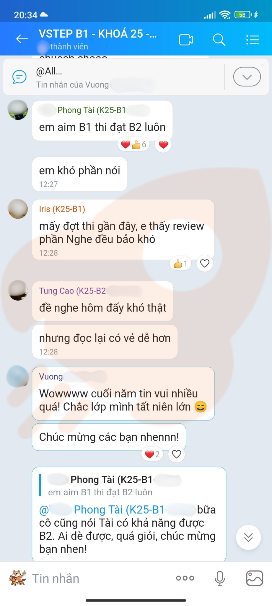 Phản hồi học viên 67