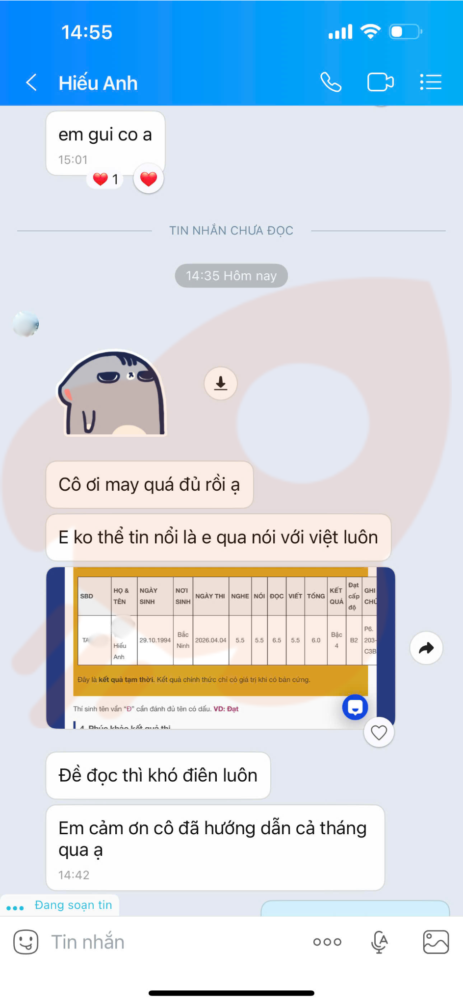 Phản hồi học viên 82