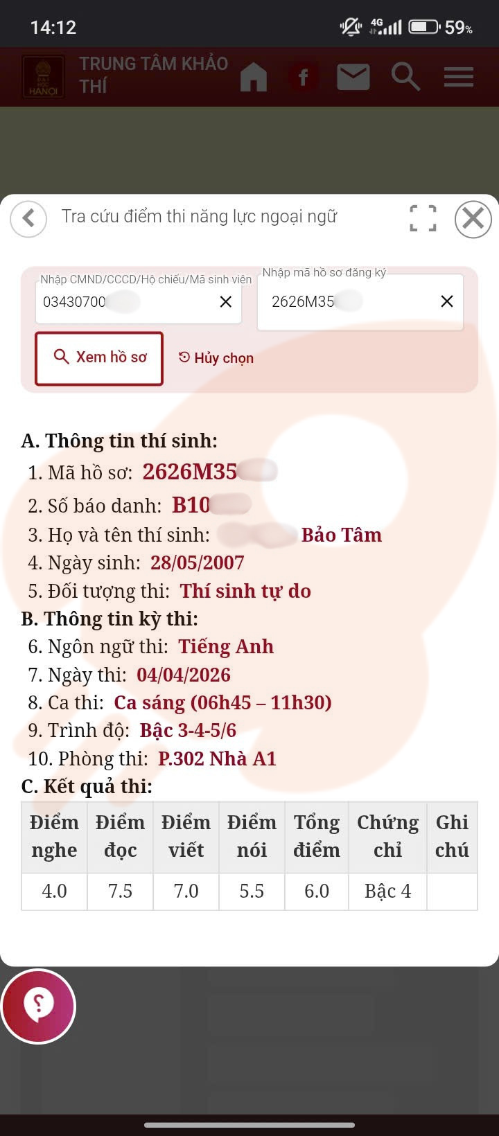 Phản hồi học viên 88