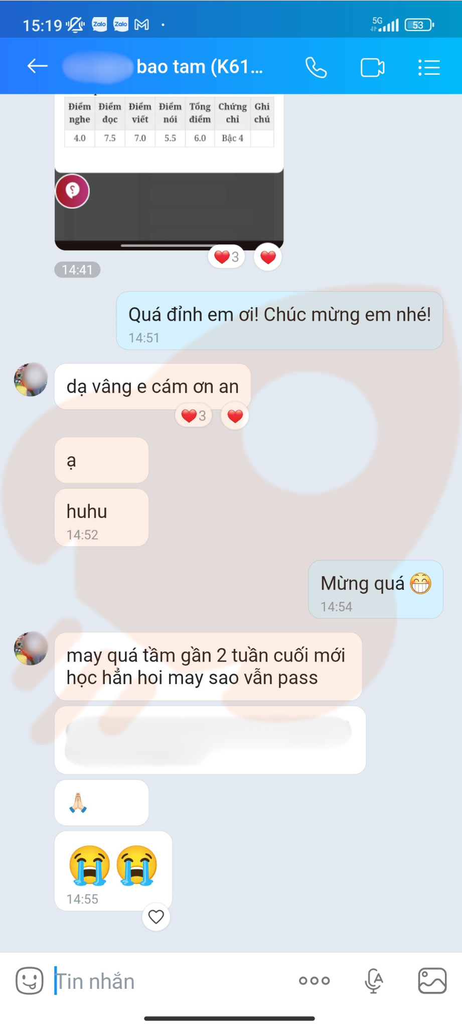 Phản hồi học viên 90