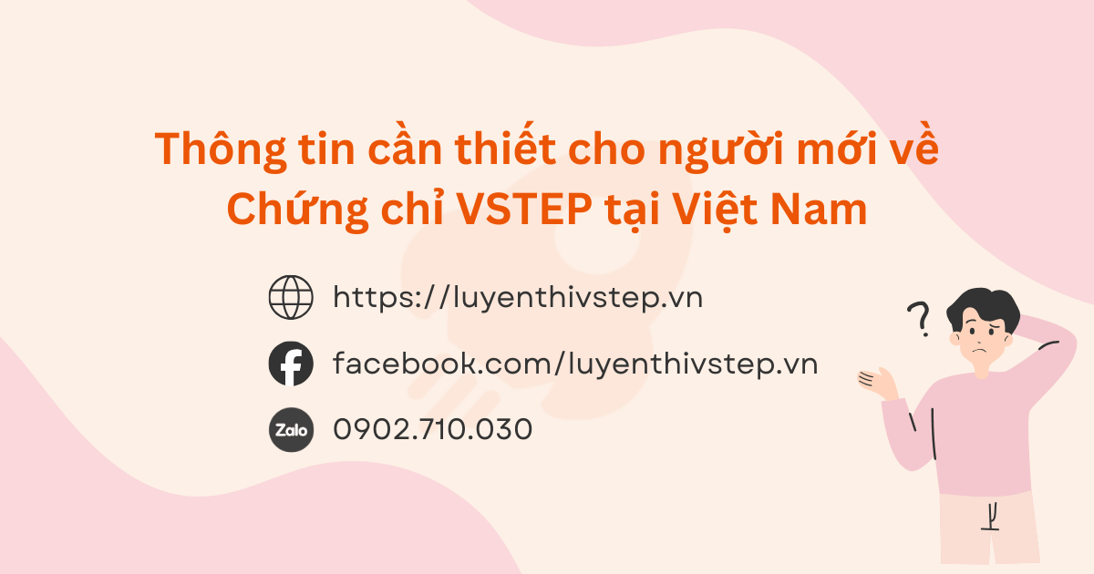 Thông tin chứng chỉ VSTEP