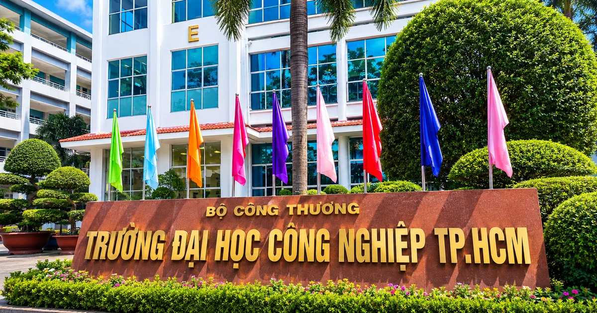 Toàn cảnh cơ sở chính Trường Đại học Công nghiệp TP. HCM (IUH)
