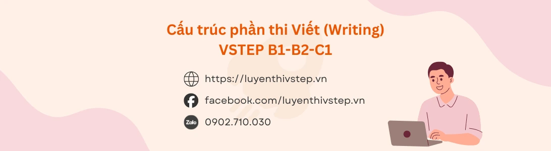 Phần thi Writing VSTEP B1-C1 - Cấu trúc, yêu cầu & cách đạt điểm cao