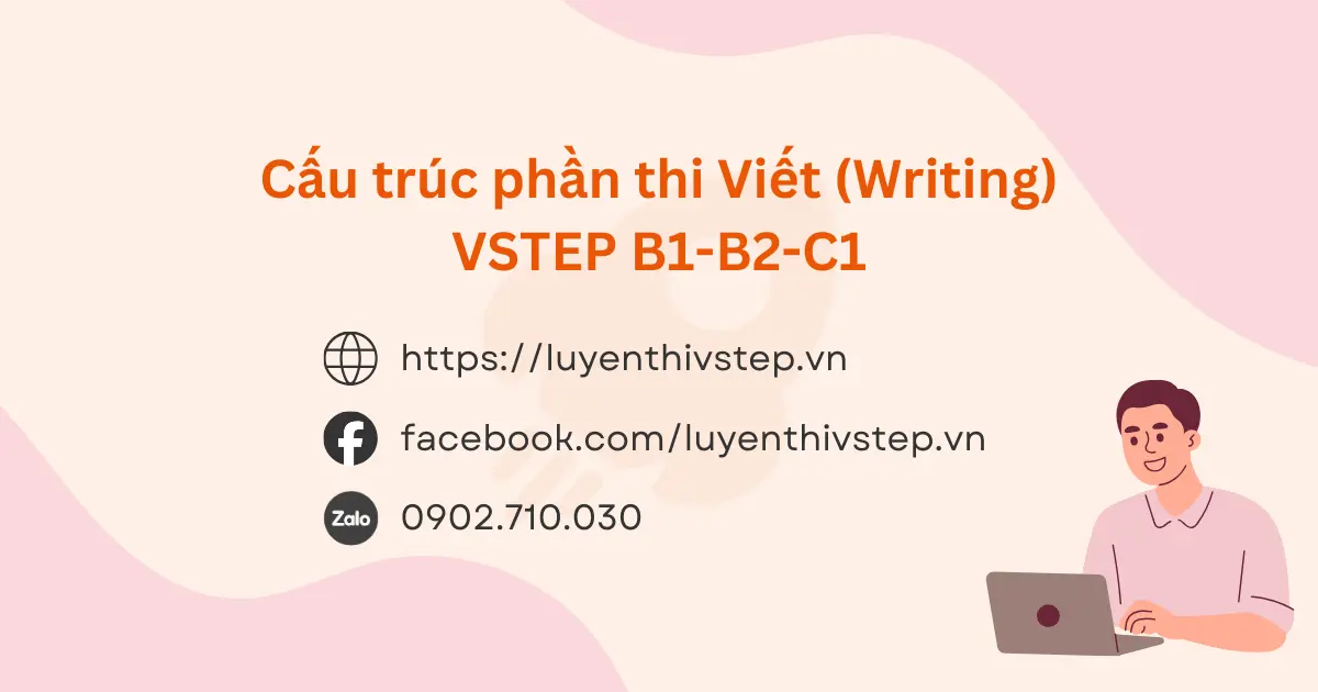 Phần thi Writing VSTEP B1-C1 - Cấu trúc, yêu cầu & cách đạt điểm cao