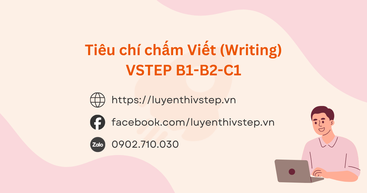 Bộ Tiêu chí Chấm điểm Writing VSTEP B1-C1 - Giải thích đơn giản, dễ hiểu