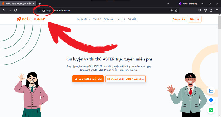 Cấu hình Firefox bước 1