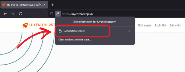 Cấu hình Firefox bước 2