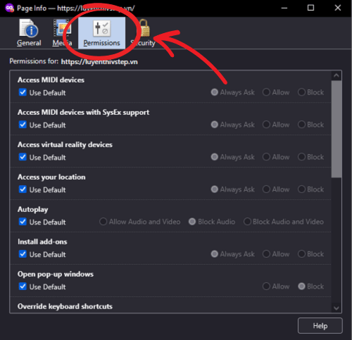 Cấu hình Firefox bước 4