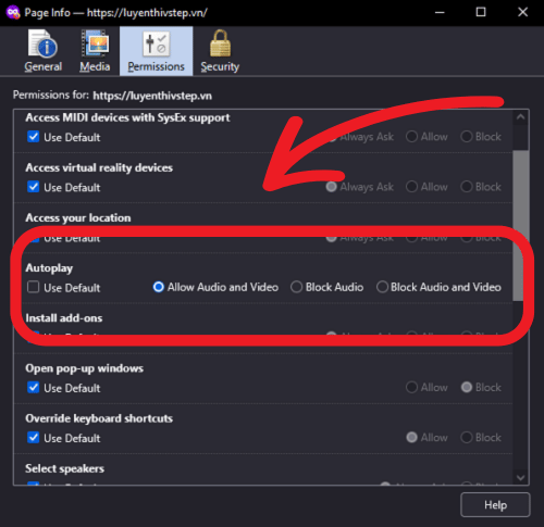 Cấu hình Firefox bước 7