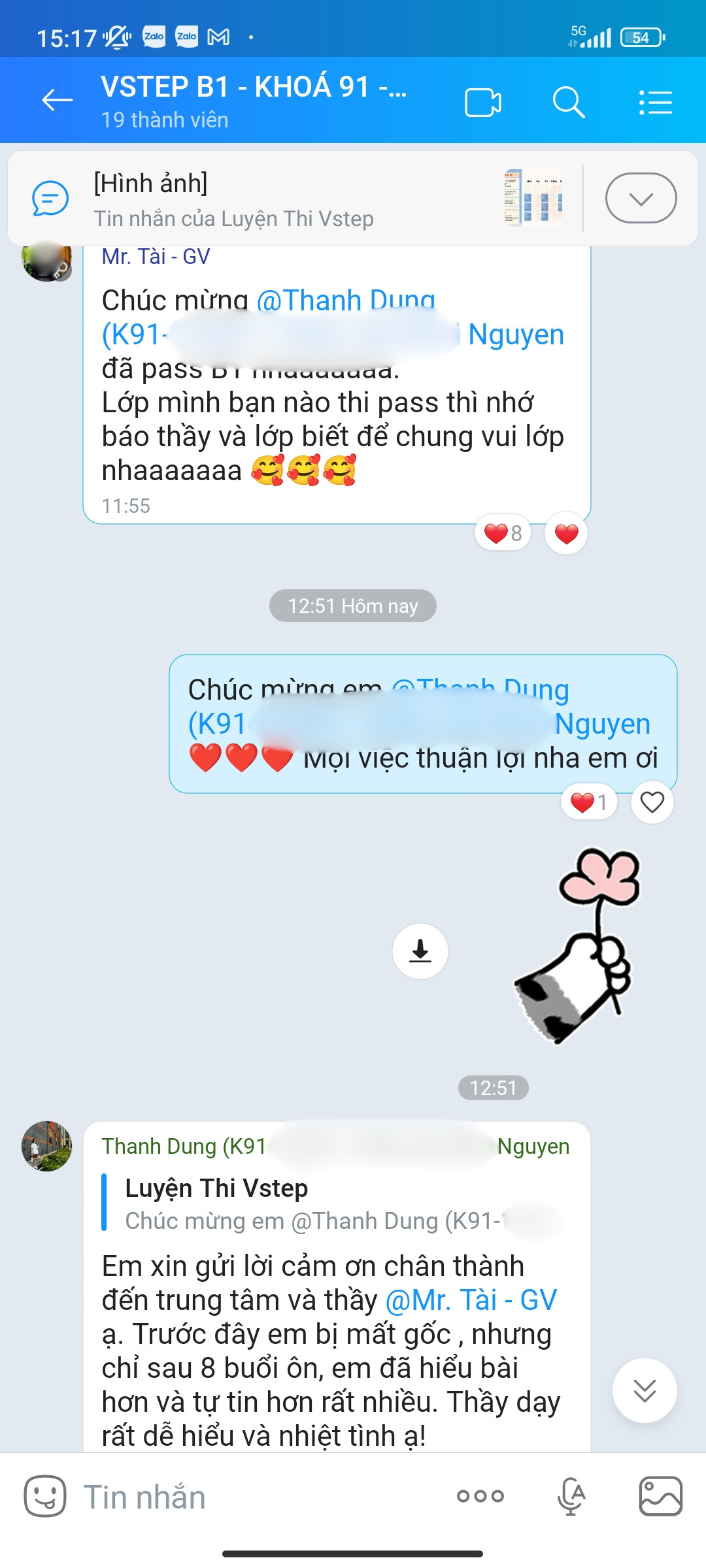 Feedback học viên VSTEP