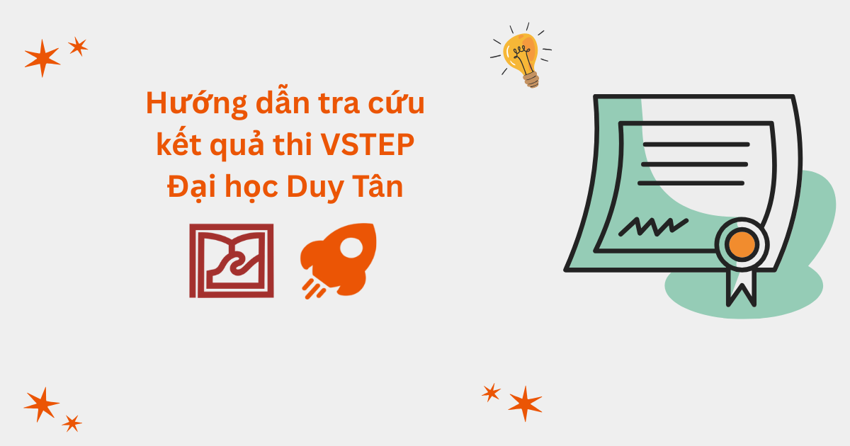 Hướng dẫn tra cứu kết quả thi VSTEP tại Đại học Duy Tân (DTU)