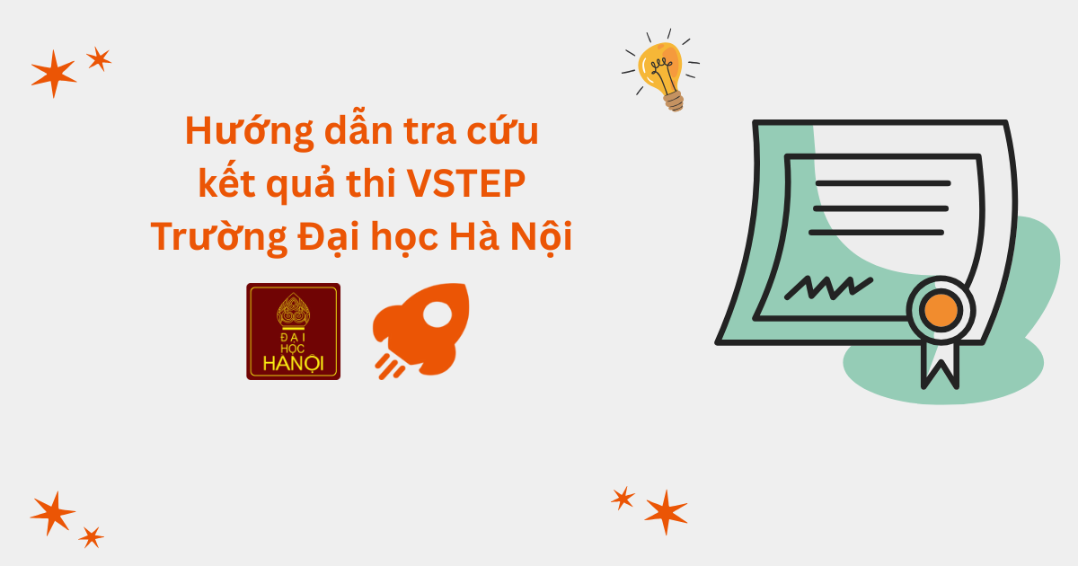 Hướng dẫn tra cứu kết quả thi VSTEP tại Trường Đại học Hà Nội (HANU)