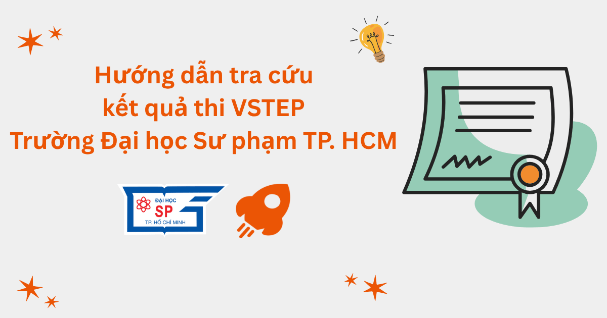 Cách tra cứu kết quả thi VSTEP tại Trường Đại học Sư phạm TP. Hồ Chí Minh (HCMUE)