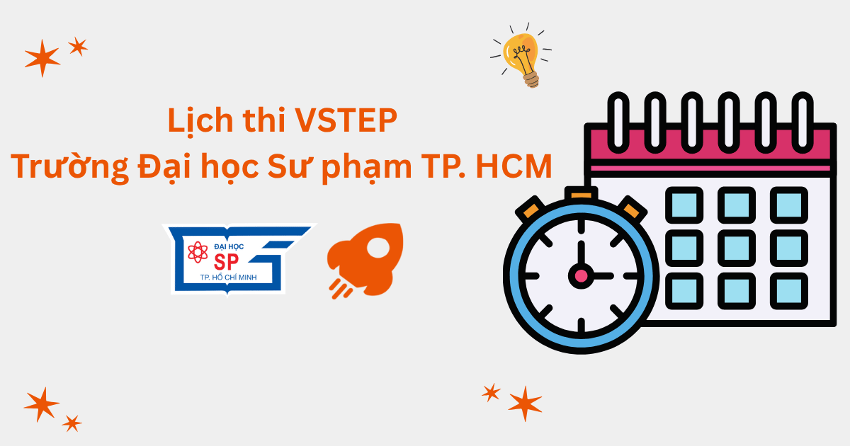 Lịch thi VSTEP tại Trường Đại học Sư phạm TP. HCM (HCMUE)